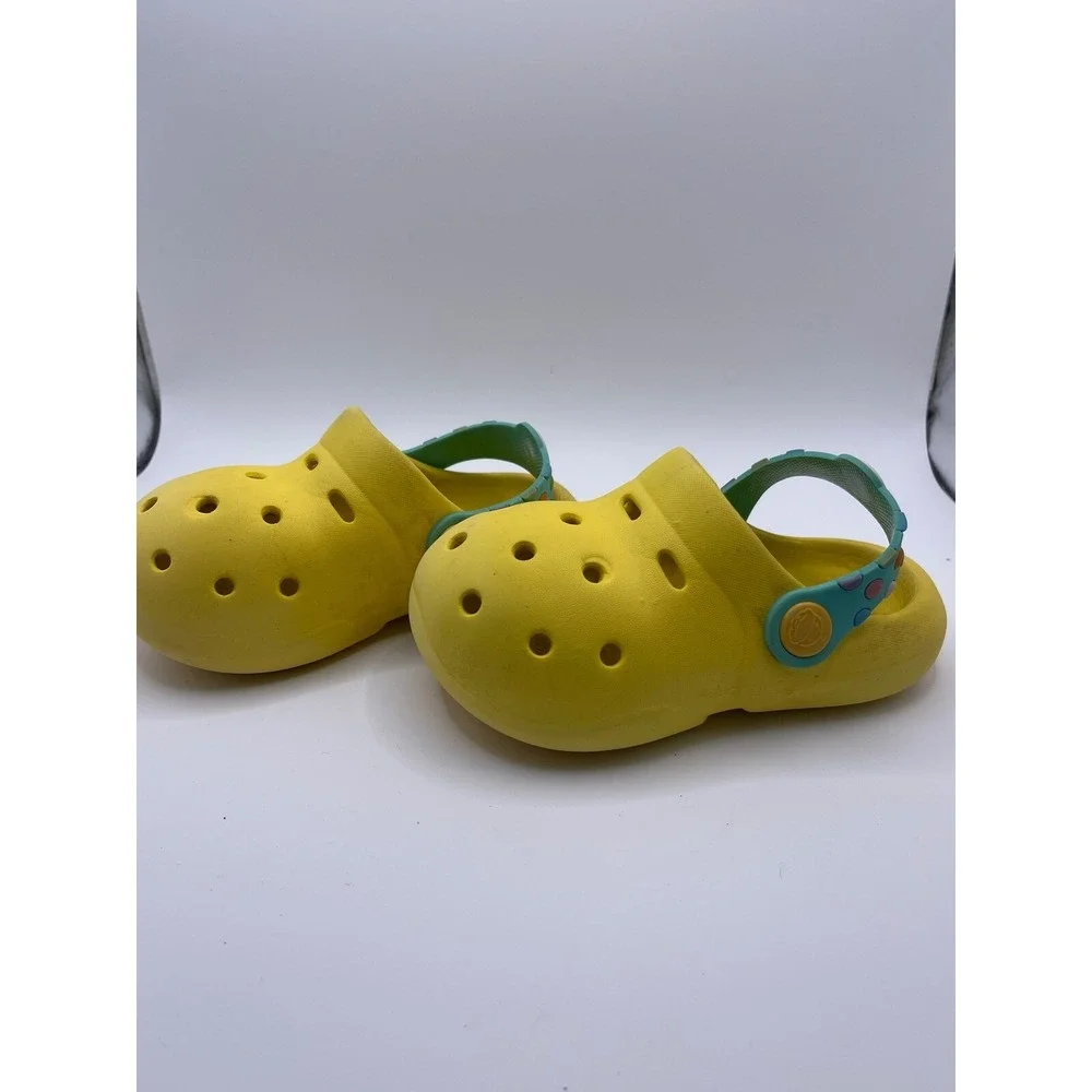 Duck Clogs‎ Sandals Yellow Slip On Casual Cute Toddler Shoes ISOMM
